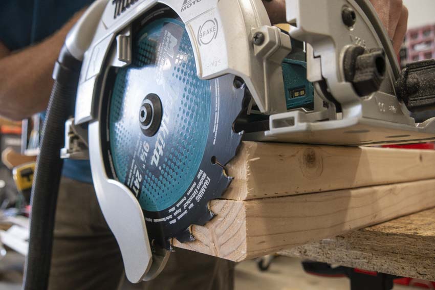 why is my circular saw going backwards?
