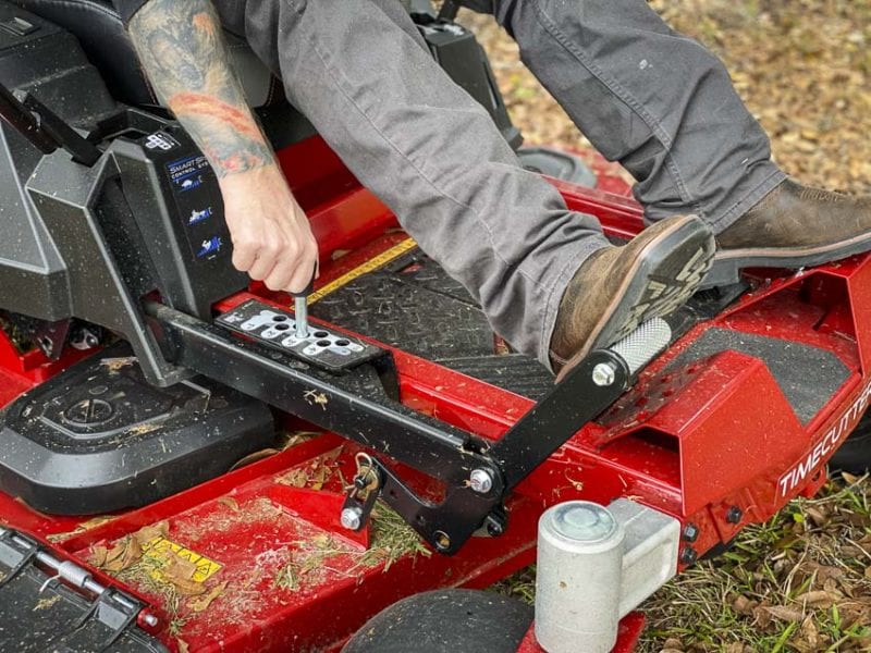 deck lift height adjust