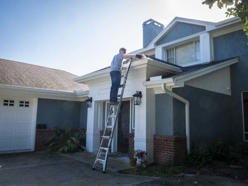 Werner Multi-Position Pro Ladder house