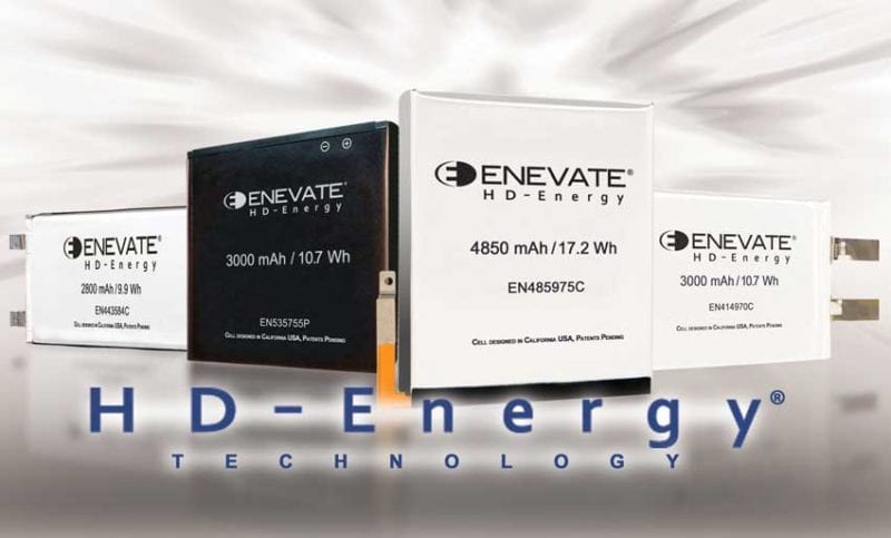 Enevate HD Energy batteries