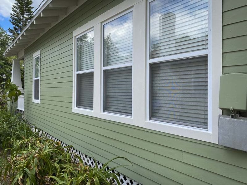 How to Replace Wood Window Trims with HardieTrim Boards 11 HardieTrim Painted Panels