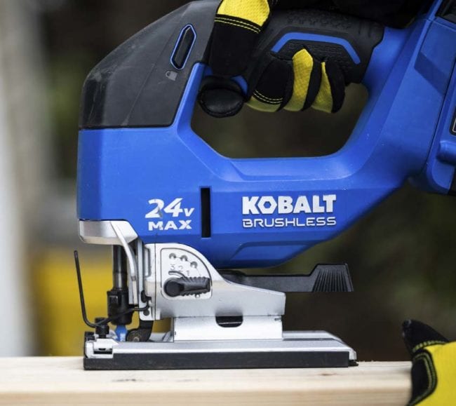 Kobalt 24V Max Brushless Jigsaw Cutting