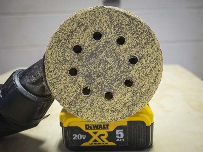 DeWalt 5-inch random orbit sanding pad