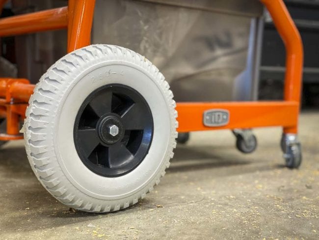 airless rubber wheels