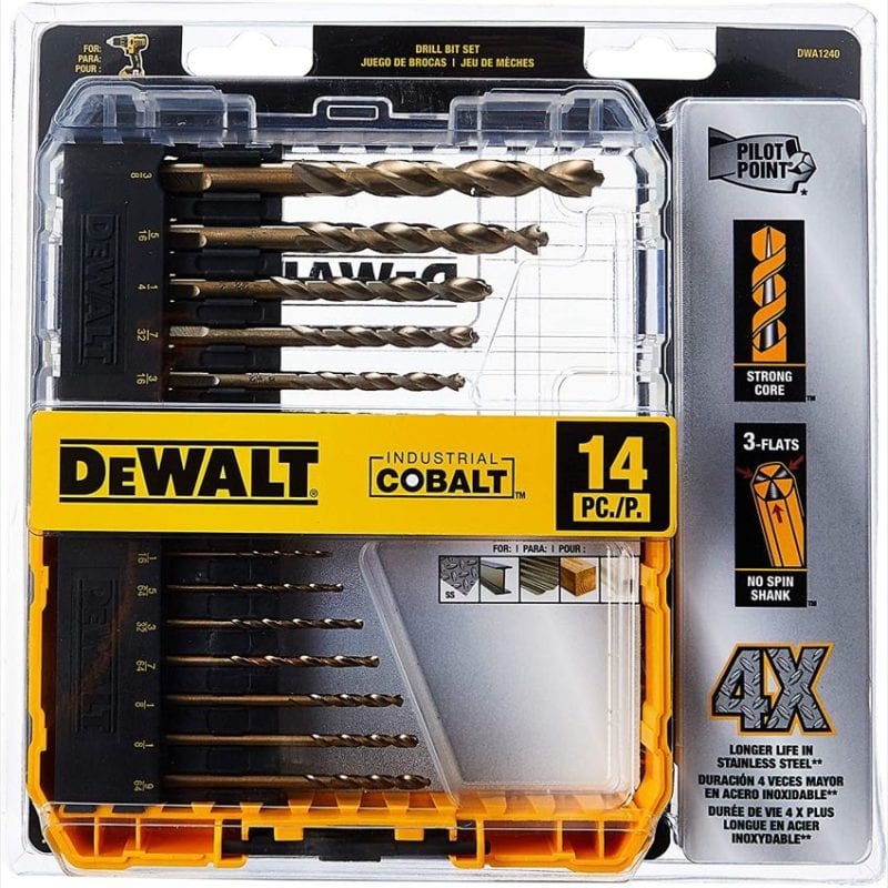 best DeWalt drill bits - Cobalt