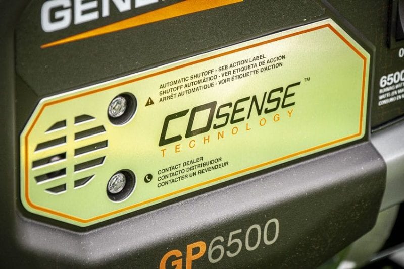 Portable Generator with CO Detector
