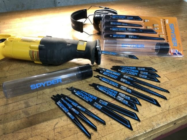 Spyder Black-Series Reciprocating Saw blades