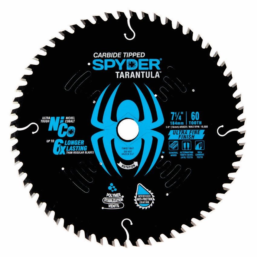 Spyder Tarantula Circular Saw Blades