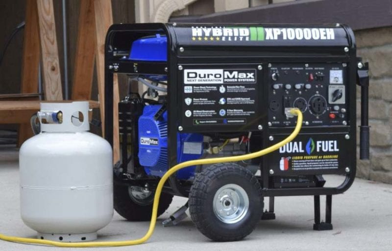 Best Dual Fuel Generator | DuroMax 8000/10000-Watt Dual Fuel Electric Start Portable Generator (XP10000EH)