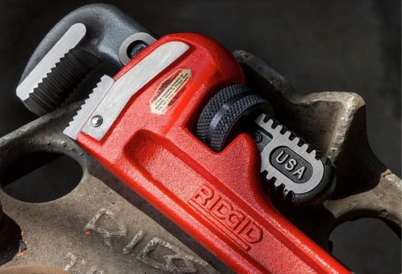 Ridgid pipe wrench what tools are made in the USA
