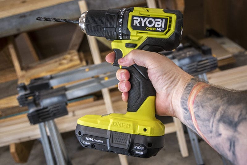 Best Drill Upgrade For Home Use - Ryobi 18V One+ HP Brushless Compact Drill Driver PSBDD01K