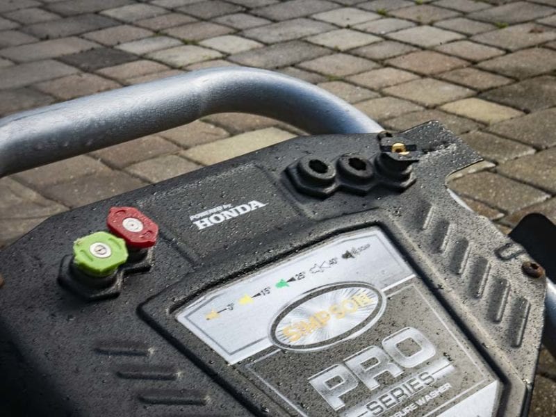 Simpson Pro pressure washer tips