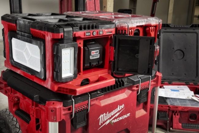 Milwaukee M18 Packout Light and Charger