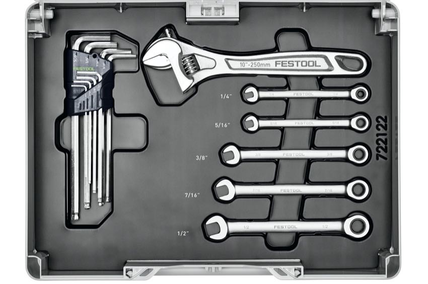 Festool installation hand tools Allen wrenches