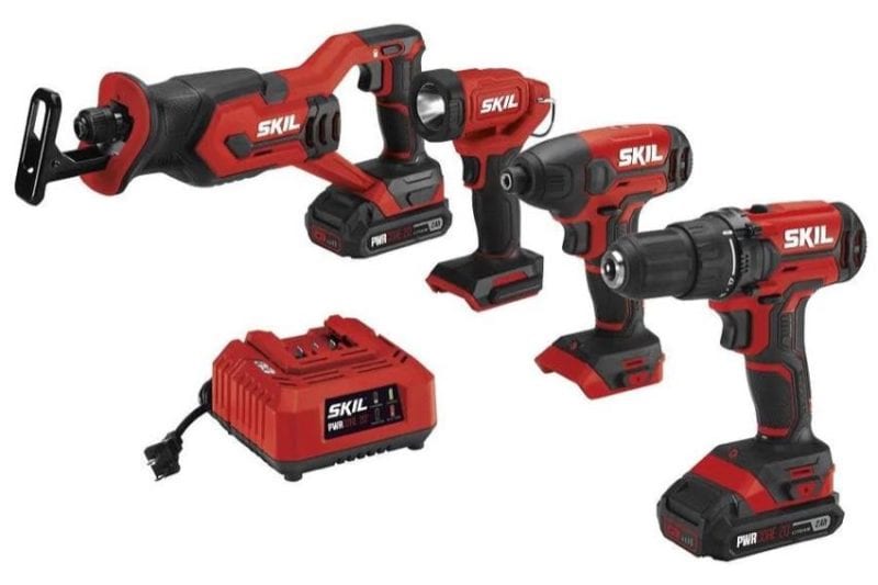 Skil CB739601 20V 4-tool kit
