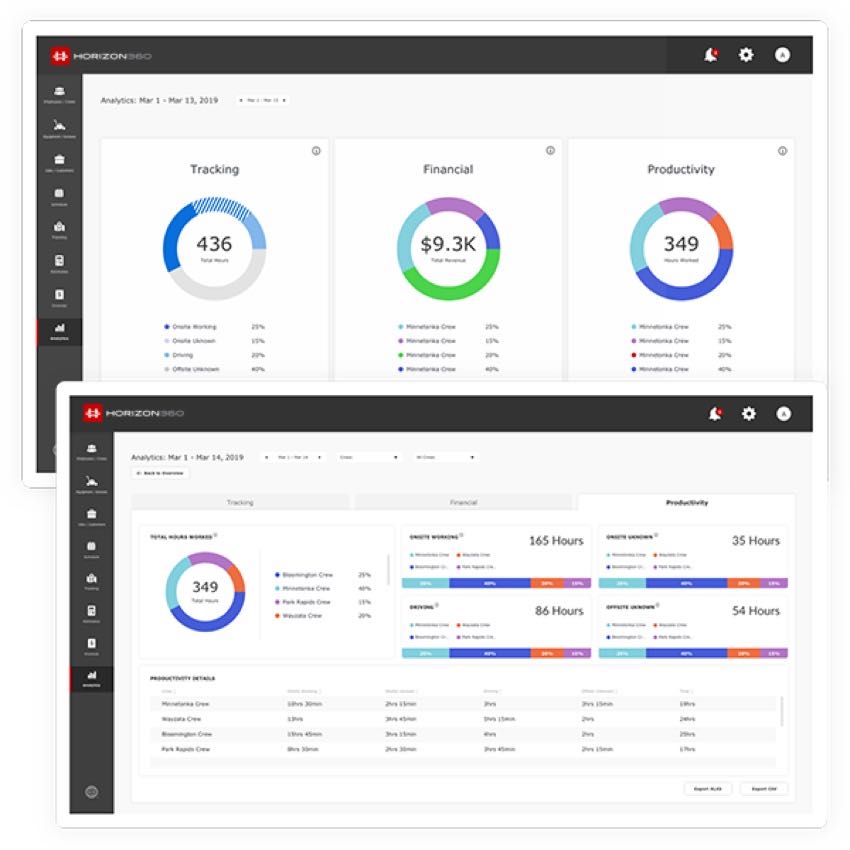 Toro Horizon 360 app software