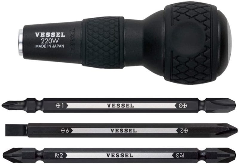 Vessel Ball Grip 1/4" Hex Bit - best screwdrivers for mechanics
