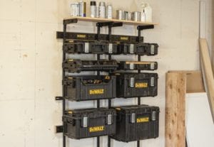 DeWalt ToughSystem garage racks