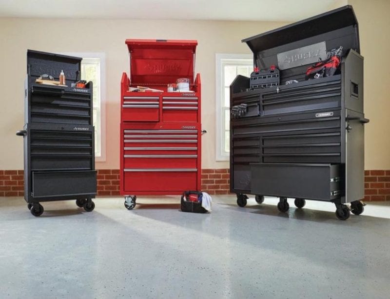 Husky Best Stackable Tool Chests and Cabinets