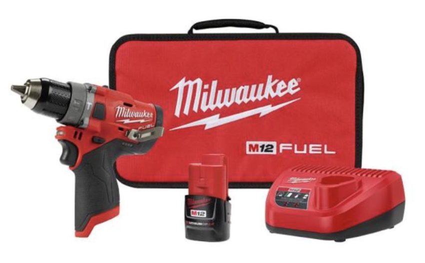 Milwaukee M12 Fuel Hammer Drill Kit 2504-21