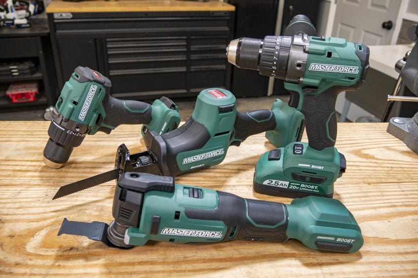 MasterForce Cordless Tools with Boost Technology