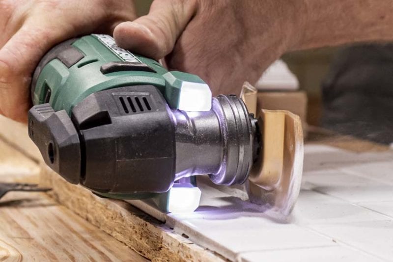 Masterforce Boost Oscillating Multi-Tool Removing Grout