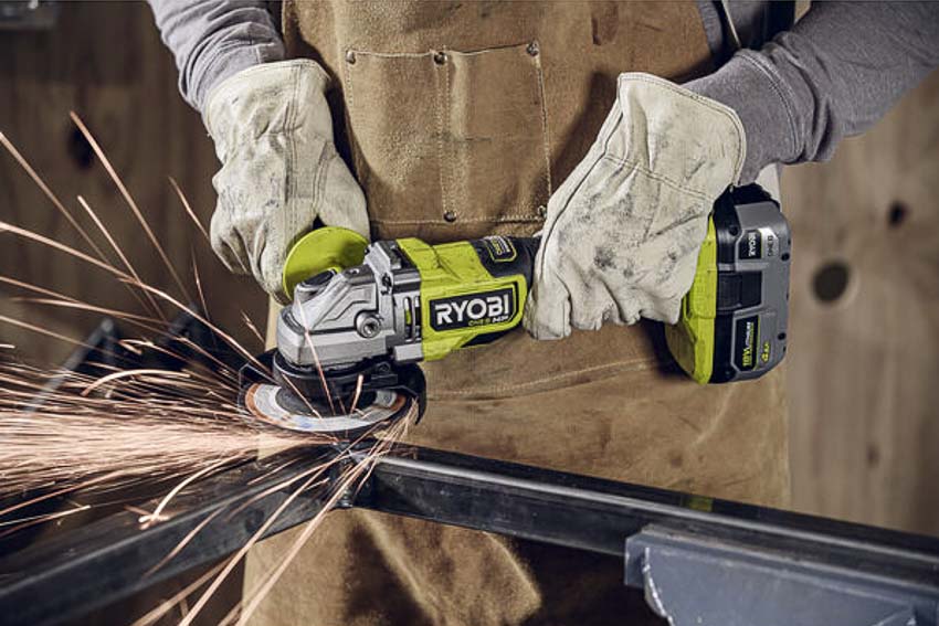 hykleri orientering Playful Ryobi HP Brushless Angle Grinder PBLAG01B - Pro Tool Reviews