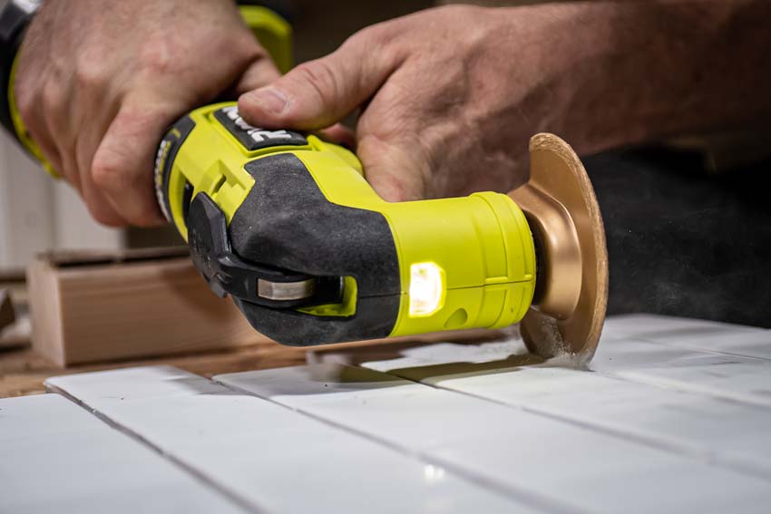 Ryobi HP Brushless Oscillating Multi-Tool for Grout Removal