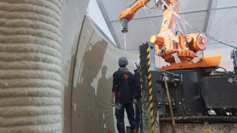 3D Concrete Printing Used in Construction