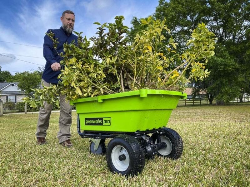 Greenworks 60V Electric Garden Cart