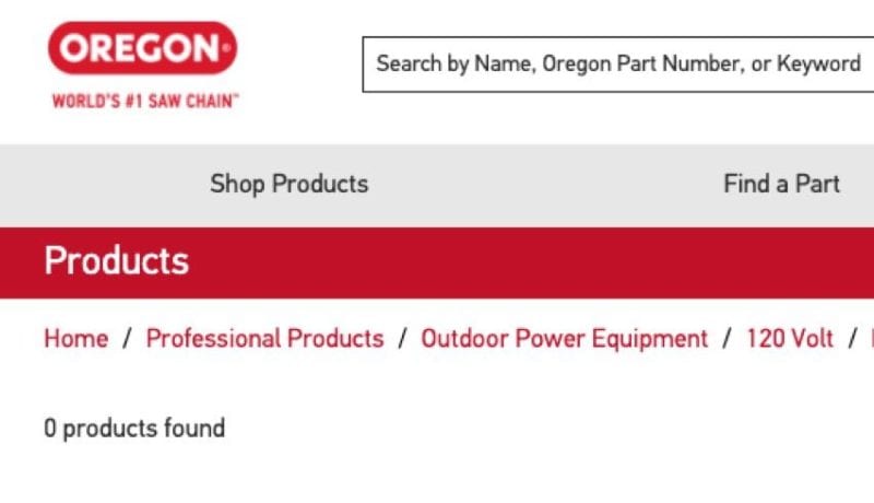 Oregon 120V discontinued