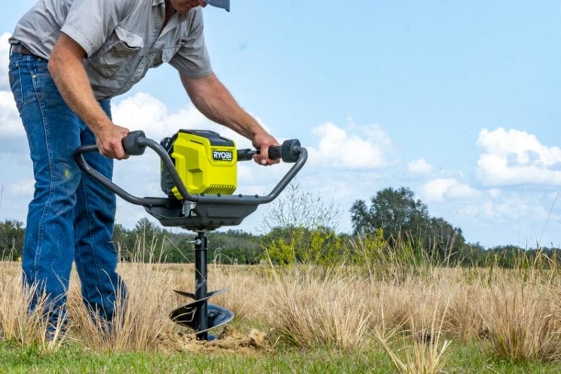 Ryobi 40V HP Brushless Ground Auger Drilling