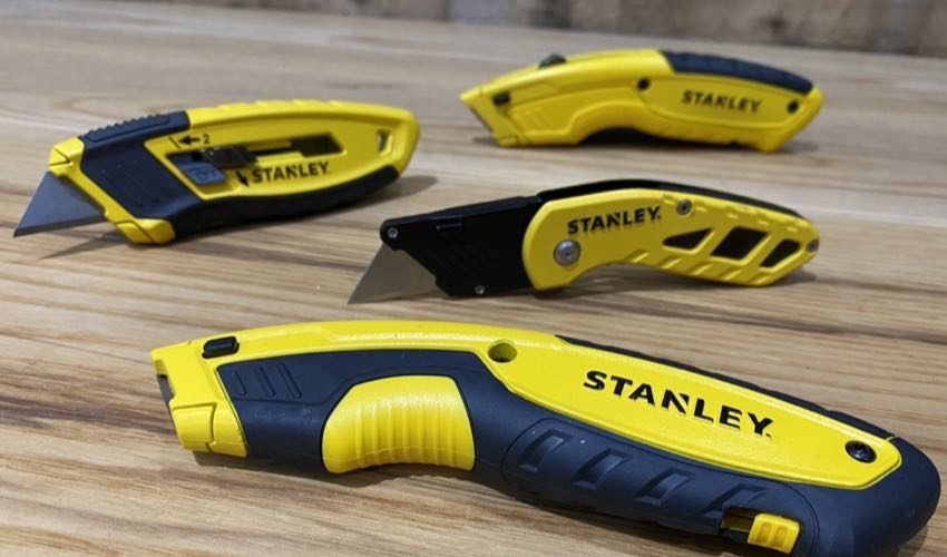 Stanley yellow utility knives