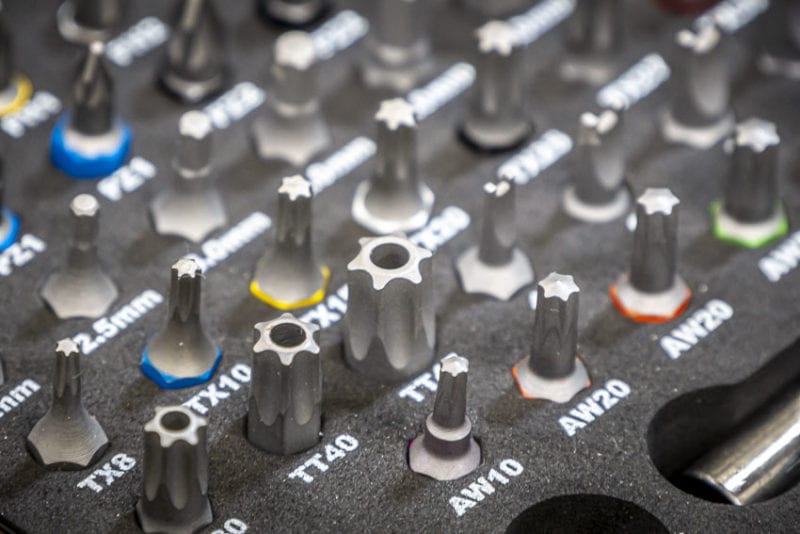 Specialty shop screwdriver bits