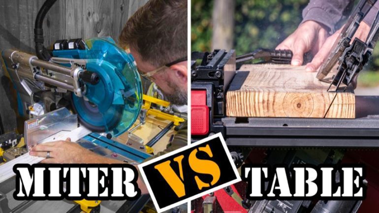 Miter Saw vs Table Saw - Know the Difference - Pro Tool Reviews
