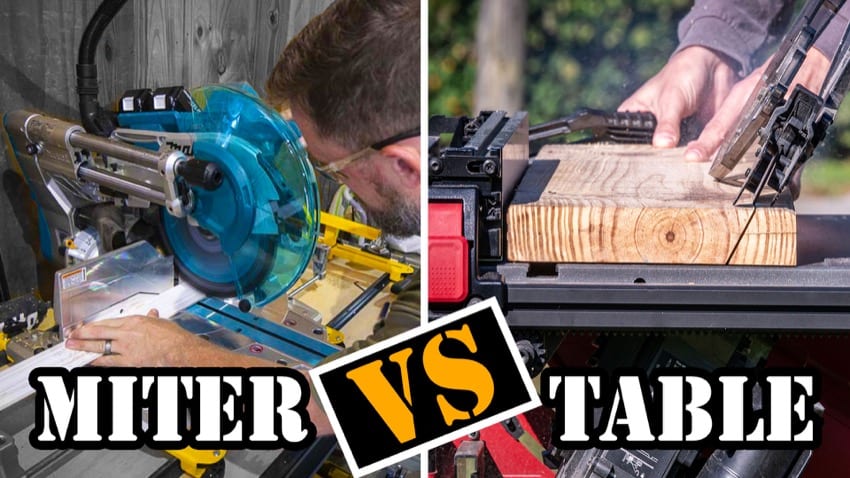 miter saw vs table saw which