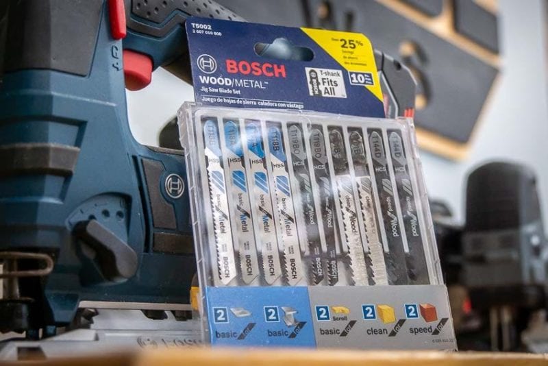 Best Jigsaw Blades | Bosch 10-Piece Wood and Metal Jigsaw Blade Set
