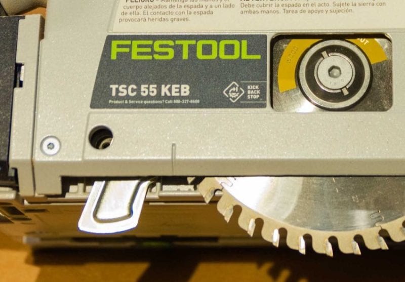 Festool anti-kickback technology