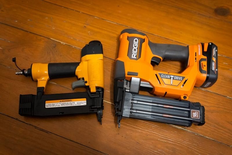 Air nailer Vs. cordless nailer