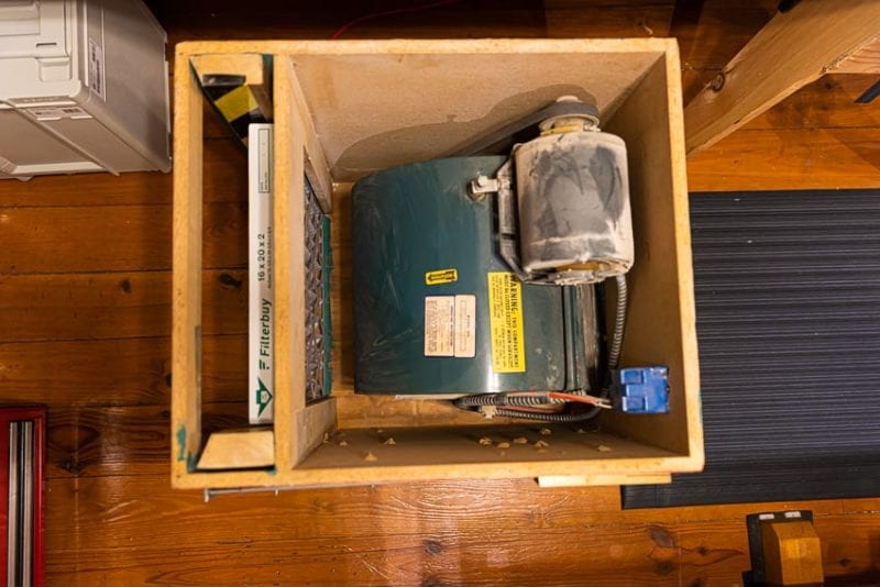 Wood workshop cheap air filter