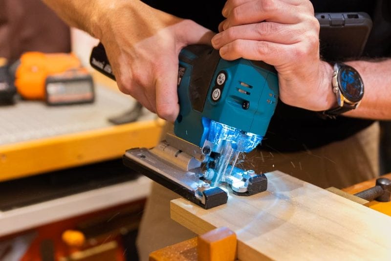 Makita barrel grip jigsaw bevel cut