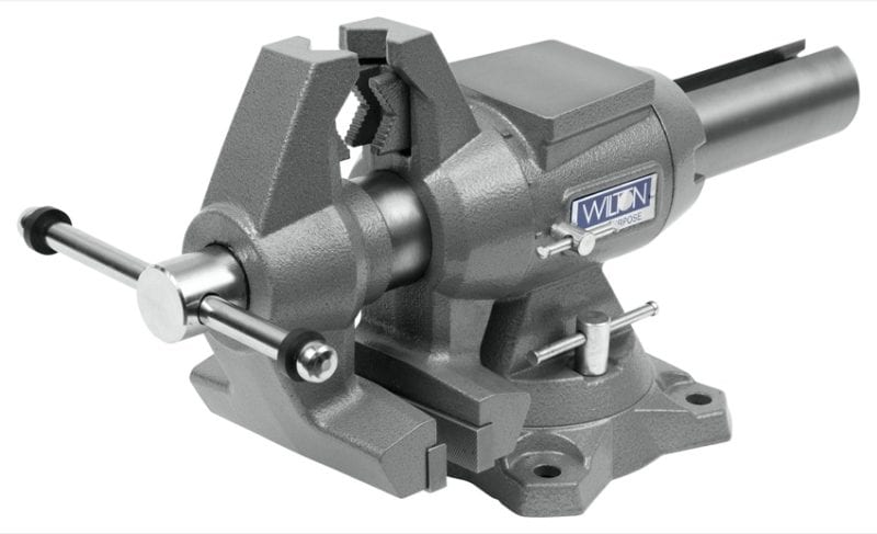 thumbnail image 2 of Wilton 450P Multi-Purpose Bench Vise – 4.5-Inch Jaw, Silver, 25 Lbs, Model 28844 2 of 6