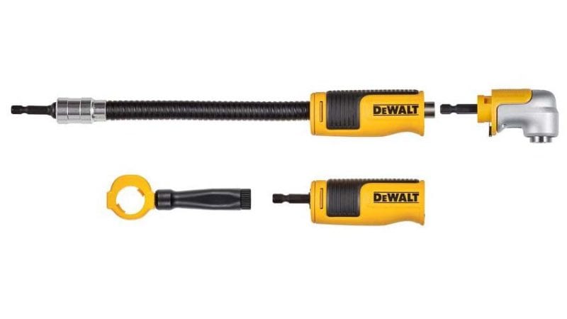 DEWALT FLEXTORQ Right Angle Drive Attachment, 3/8 Inch (DWAMRA38FT