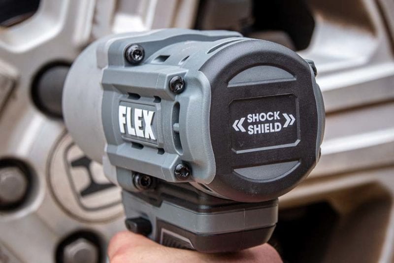 Flex 24V 1/2" High Torque Impact Wrench Kit FX1471 3 Shockproof cover