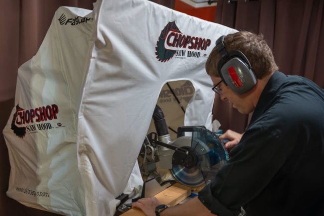 NEW FastCap SAWHOOD WHITE Miter Saw Dust Hood - View #2