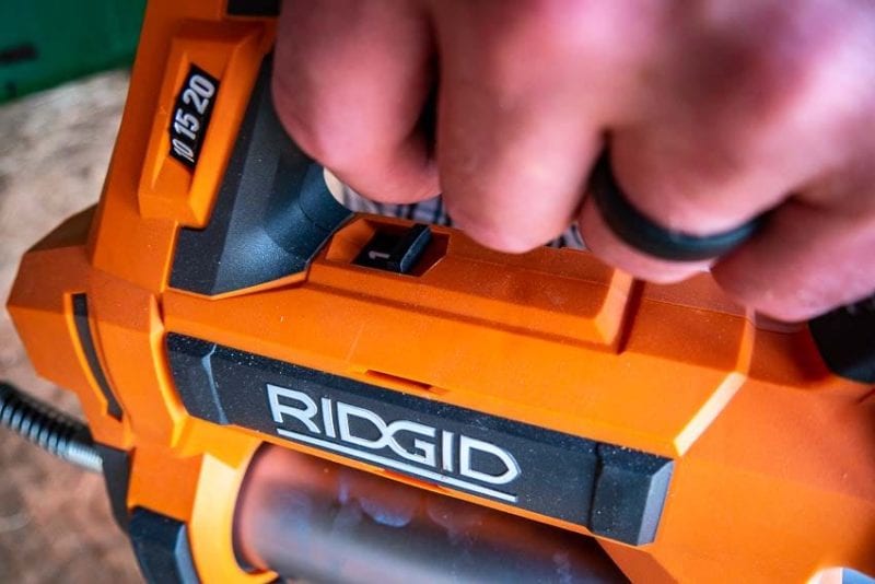 Ridgid battery operated grease gun best sale