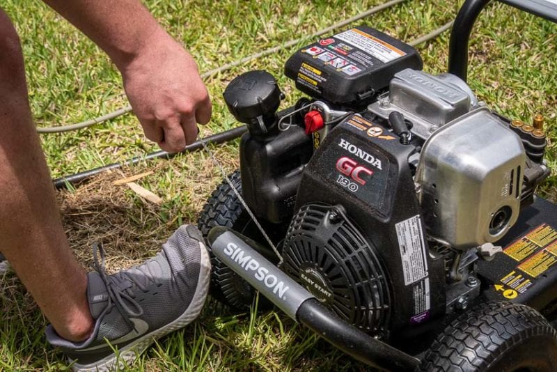Simpson 3200 PSI Pressure Washer Review MSH3125-S with Honda GC190 Engine.