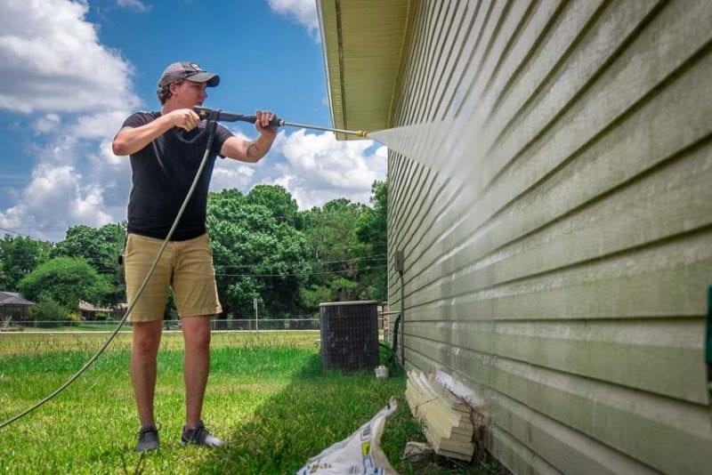 Pressure Washing Siding