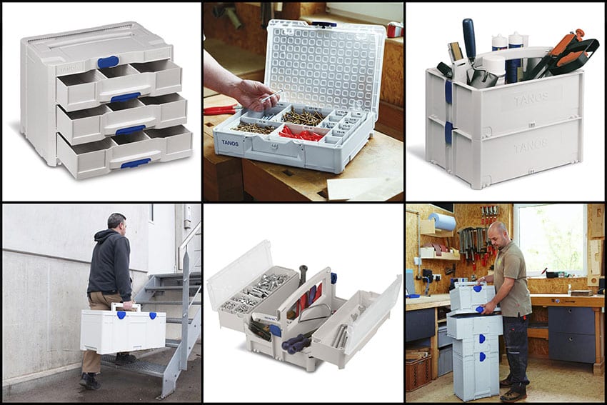 Tanos MINI Systainer I T-Loc for Small Bits (6 compartments)