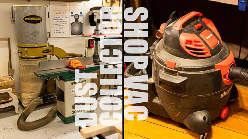 can you use a shop vac for table saw dust collection?